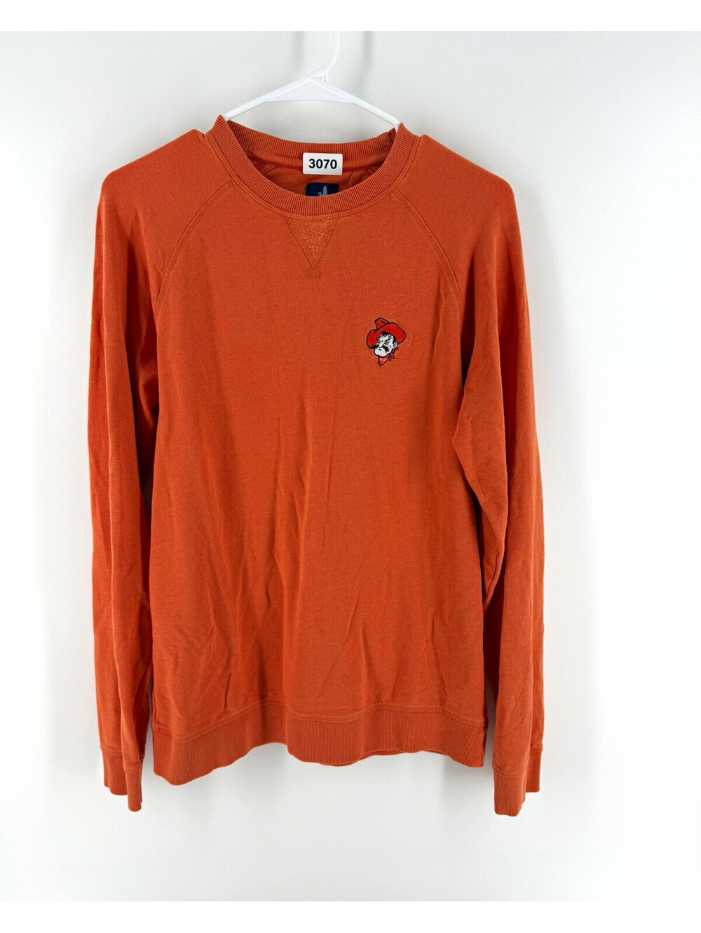 Johnnie-O Oklahoma State Cowboys Sweatshirt Mens Small Orange Embroidered OSU